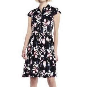 Adrianna Papell Floral Shirt Dress